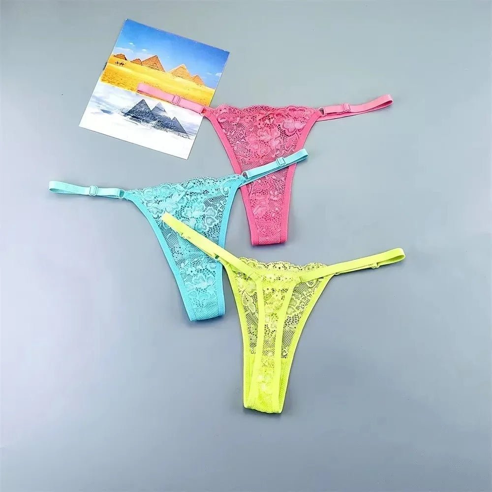 3 Pack Thongs Underwear Lace G-String Panties Low Waist Plus Size Briefs The Clothing Company Sydney