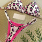 Swimwear Cherry Print Thong Bikini Set Thong Swimsuit Two Piece Bathing Suit Beach Wear The Clothing Company Sydney