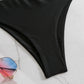 2 Piece High Waist Swimsuit Padded Swimwear Bathers Bathing Swimming Summer Beachwear Bikini Set