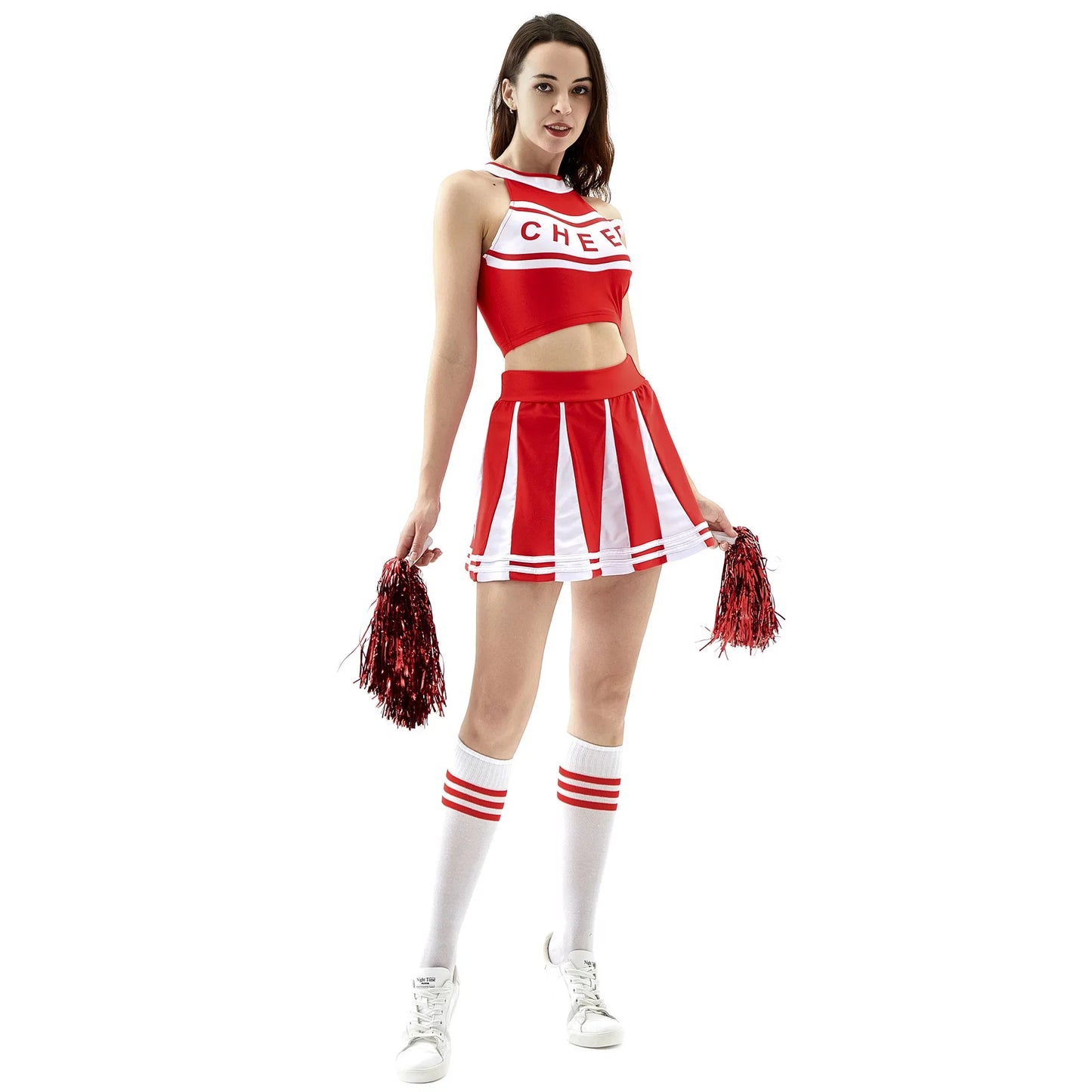 2 Piece Cheerleading costumes uniform Cosplay Halloween Set