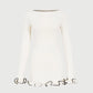 Autumn Knitted Mini Contrast Color Slim Sweater Dress Elegant Party  Long Sleeve Dress