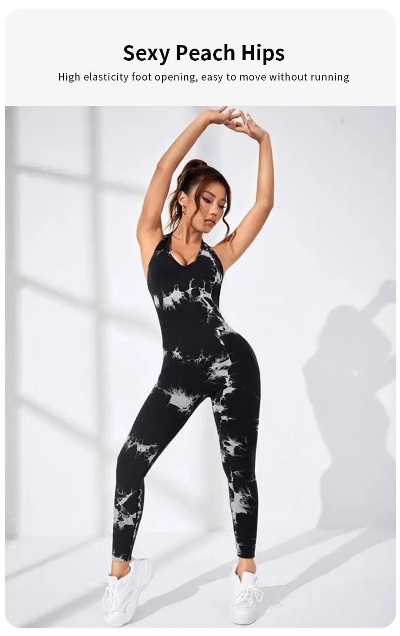 Backless Sling Women Gym Yoga Running Casual Fitness Sporty Playsuit Sleeveless Slim Activewear All In One Jumpsuit Clothing Activewear The Clothing Company Sydney