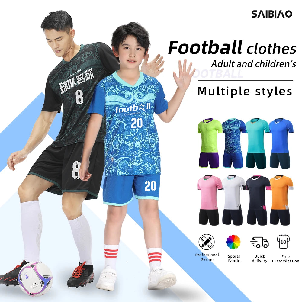 Adult Kids Football Jerseys Men Women Soccer Uniforms Sports Clothes Customised Futsal Sportswear Child Team Training Tracksuit Outfit The Clothing Company Sydney