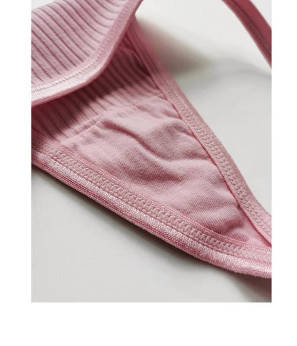 Cotton Women's Panties Thongs Lingerie Briefs Female Underwear Sports G-String T-Back Breathable Underpants