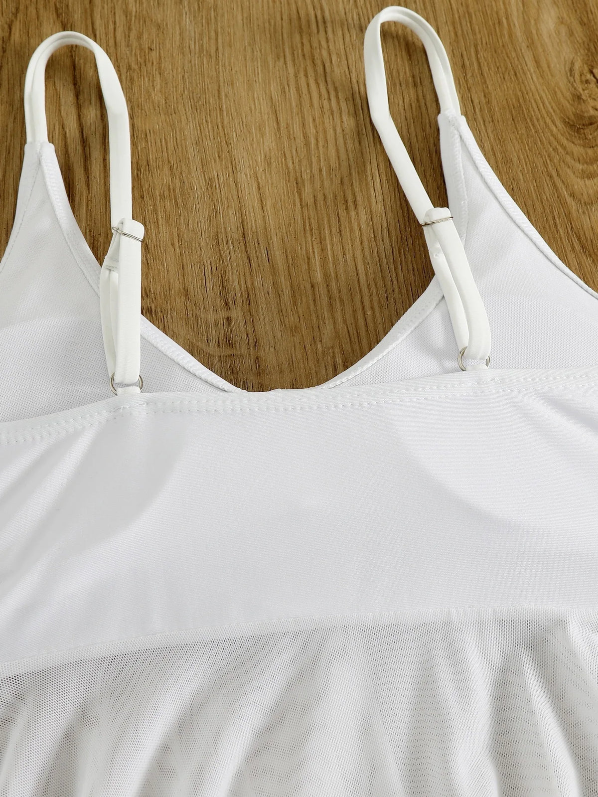 Women's plus size tankini set two-piece bathing suit with dress-style swimwear design by The Clothing Company Sydney