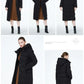 Maxi Long quilted coat elegant thick cotton jacket winter women's Outerwear with hood The Clothing Company Sydney