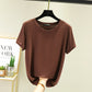 Modal O-Neck T-shirt Short sleeve Women's Summer Casual Basic T shirt Loose Tee Tops The Clothing Company Sydney