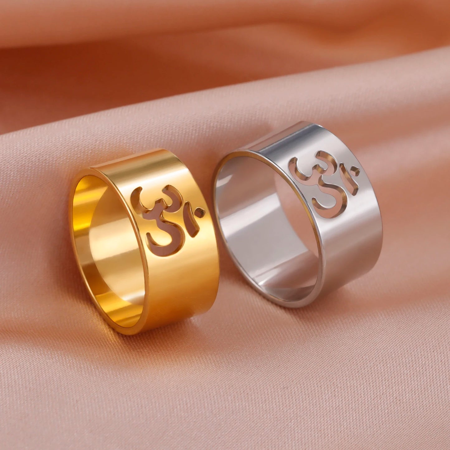 Unisex Om Aum Symbol Jewellery Ring The Clothing Company Sydney