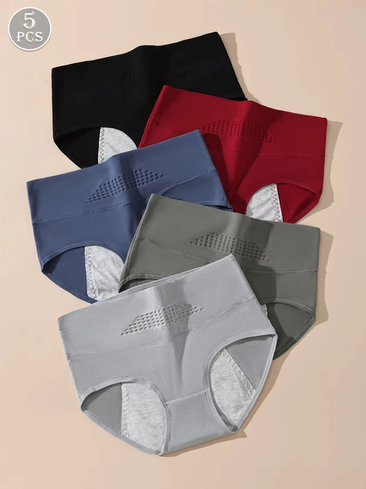 5 pack Menstrual Womens Panties Widen Period Pants Leak Proof Physiological High Waist Underwear Cotton Plus Size Female Briefs The Clothing Company Sydney
