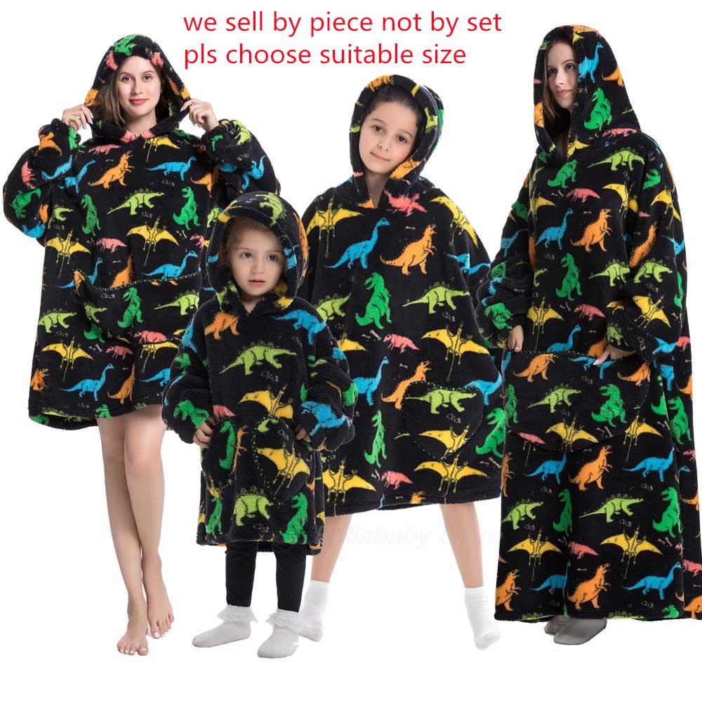 Family Hoodie Blanket for Winter Large Oversize Hoodie for Adult and Child Wearable Hooded Blanket The Clothing Company Sydney