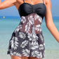 2 Piece Short Dress Tankini With Shorts Swimsuit Women's Swimwear Padded Printed Bathing Swim Suit Swimming Beachwear The Clothing Company Sydney