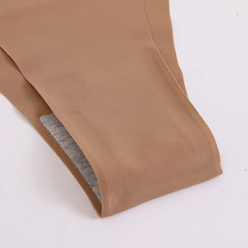 Fashion Women's Panties Silk Satin Seamless Underwear Soft Lingerie Breathable Comfortable Briefs Female Underpants