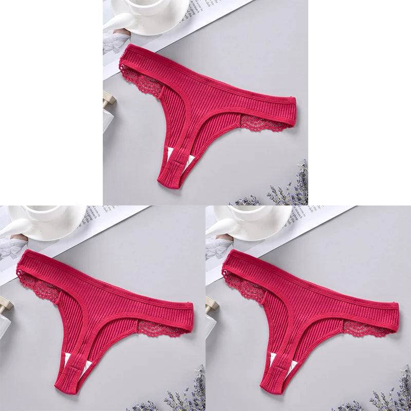 3 Pack Cotton Mix Antibacterial Women's Panties G-string Quick Drying Soft Underwear Breathable Panty The Clothing Company Sydney