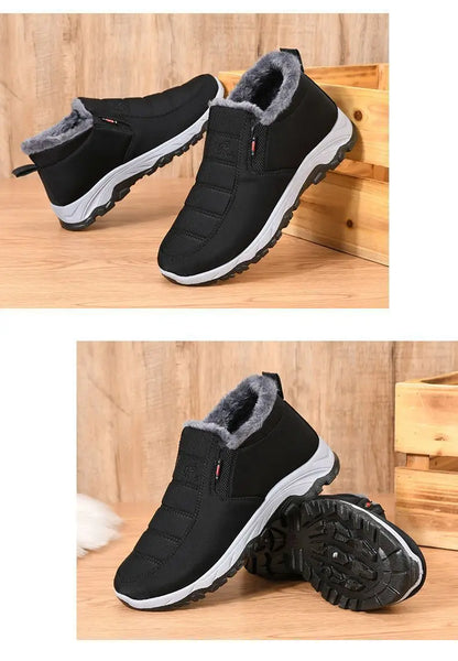 Men's Autumn Winter Casual Cotton Warm Wear Resistant Chunky Sole Shoes