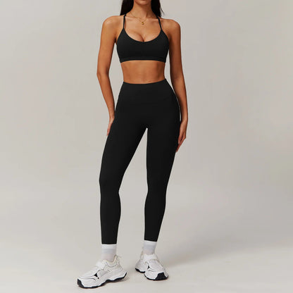 2 Piece Sportswear Yoga Set Gym Clothes Tracksuits Women's Fitness Set Athletic Wear Sports Bra Leggings Outfit The Clothing Company Sydney