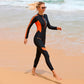 One Piece Swimsuit Women's Long Sleeve Full Length Sunscreen Surfing and Diving Swimwear