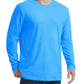 Long Sleeve Cotton T-shirt Mens Breathable Moisture Absorbing Casual T-shirt Spring Pullover Crew Neck Basic Tee Top The Clothing Company Sydney