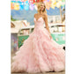 Baby Pink Multilayer Prom Dress Princess Evening Tulle Sweep Train Party Dresses Sleeveless Dress The Clothing Company Sydney