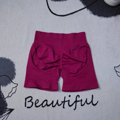 Dynamic Shorts 4.5" Women's Seamless Yoga Shorts High Waisted Butt Lifting Breathable Workout Gym Running Bike Shorts The Clothing Company Sydney