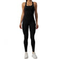 Women's Sleeveless Seamless Yoga Jumpsuits Workout Ribbed Playsuit Outfit Fitness Sportswear Activewear The Clothing Company Sydney