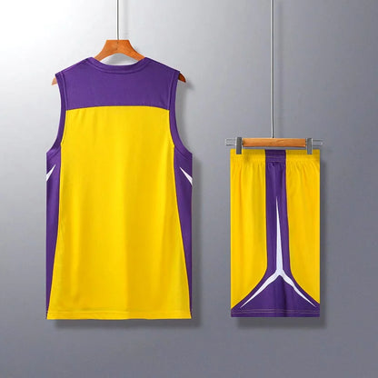 2 Piece Sportswear Basketball Jersey Shorts Set Blank custom Men Women Kids Basketball Uniforms