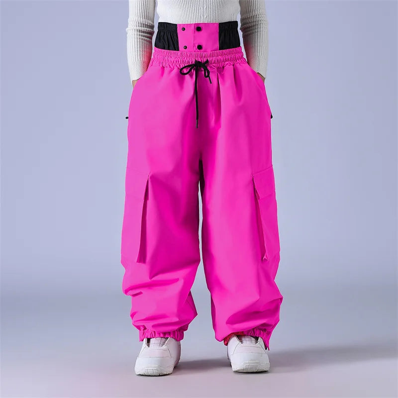 Loose Fit Men and Women Ski Bibs Bibbed Snowboard Pant Bibs SnowbSki Suit Pant Snowboarding Trousers The Clothing Company Sydney