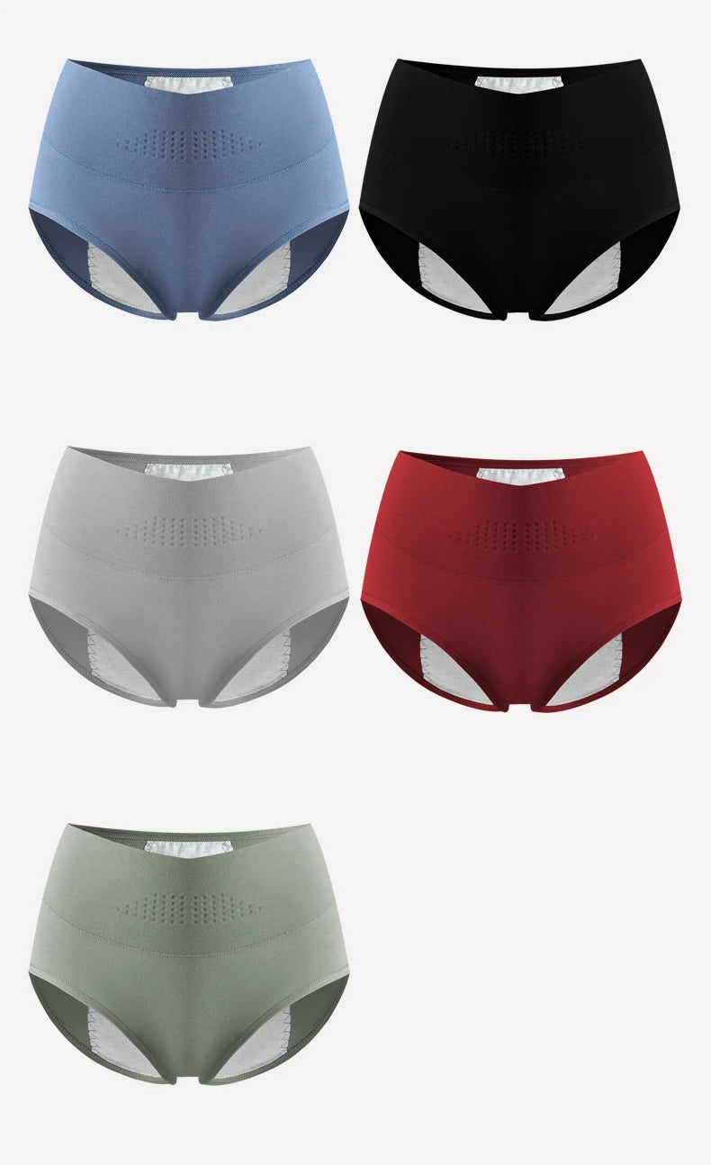 5 pack Menstrual Womens Panties Widen Period Pants Leak Proof Physiological High Waist Underwear Cotton Plus Size Female Briefs The Clothing Company Sydney