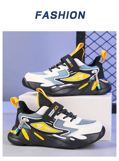 Kids Children Boys Mesh Sports Running Shoes Breathable Non-slip For Girls Casual Running Walking Sneakers