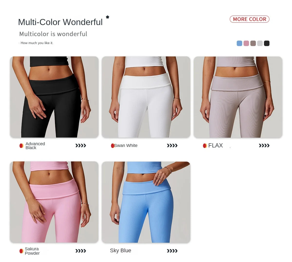 Tight High Waist Yoga Bell Pants Wide Leg Outer Wear Micro-pants Women's Casual Fitness Sports Pants The Clothing Company Sydney