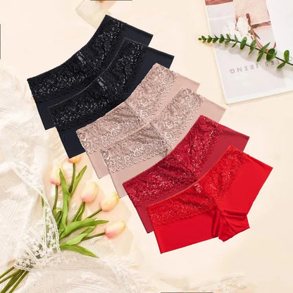 6 Pack Women's Panties Lace Boxers Seamless Female Underwear Temptation Boyshorts Boxer Lingerie Briefs The Clothing Company Sydney