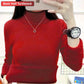 Ladies Turtleneck Winter Sweater Women Elegant Thick Velvet Lined Warm Knitted Pullover Slim Tops Jersey Knitwear Jumper The Clothing Company Sydney