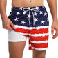 Men's Shorts Breathable Long Lining Gym Homme Quick Dry Zipper Pocket Beach Shorts Swim Trunks The Clothing Company Sydney