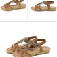 Women Fashion  Flat Flower Rhinestone Open Toe Outdoor Wear Beach Sandals