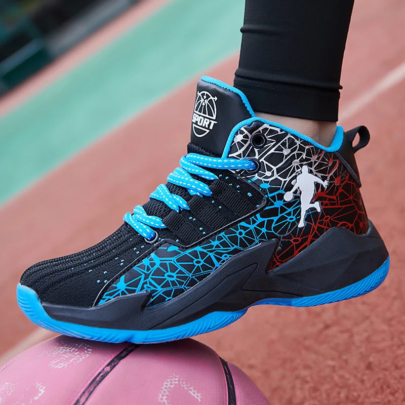 Kids Children‘s Basketball Shoes Non-slip Breathable Basketball Training Sneakers Lace-up Boys Girls Basketball Boots Athletic Shoes The Clothing Company Sydney