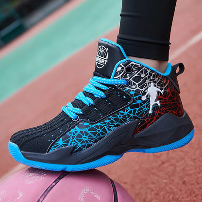 Kids Children‘s Basketball Shoes Non-slip Breathable Basketball Training Sneakers Lace-up Boys Girls Basketball Boots Athletic Shoes The Clothing Company Sydney