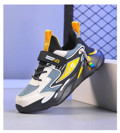 Kids Children Boys Mesh Sports Running Shoes Breathable Non-slip For Girls Casual Running Walking Sneakers