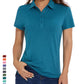 UPF 50+ Performance Polo Shirts Women's Quick Dry Short Sleeve T-shirts Athletic Tennis Golf Shirt Polo Top