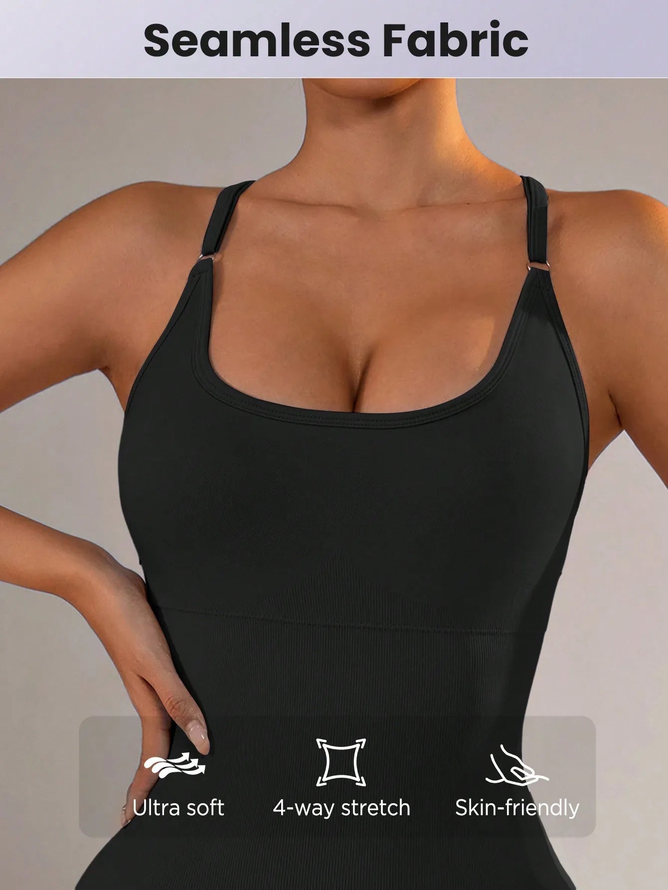 Women's Jumpsuit Short Bodycon High Elasticity Nylon Bodysuit Yoga Sports Workout Gym One Piece Criss Cross Activewear