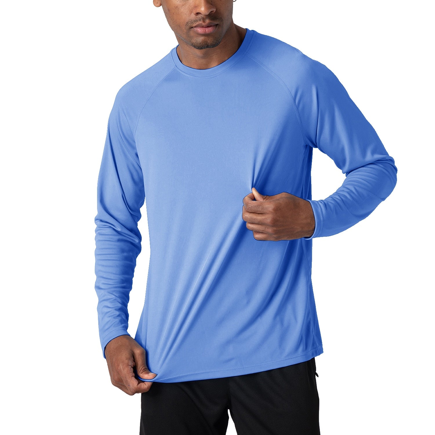 Men's Sun Protection T-shirts Summer UPF 50+ Long Sleeve Performance Quick Dry Breathable Hiking Fish T-shirt The Clothing Company Sydney