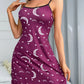 Women's Printed Spaghetti Strap Short Mini Nightwear Nightgown Dress The Clothing Company Sydney