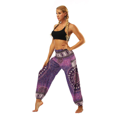 Women's Harem Pants Bohemian Yoga Pants Flowy Trouser Yoga Boho Hippie Clothing Pilates Pants with Pocket The Clothing Company Sydney