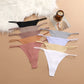 3 Pack Women Seamless Thongs Low Waist Bikini Panties Female Underpants T-back Underwear