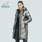 Women's Hooded Winter jacket fashion casual slim long warm cotton coat ladies parkas