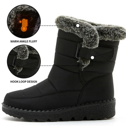 Women's Ankle Fur Snow Winter Boots The Clothing Company Sydney