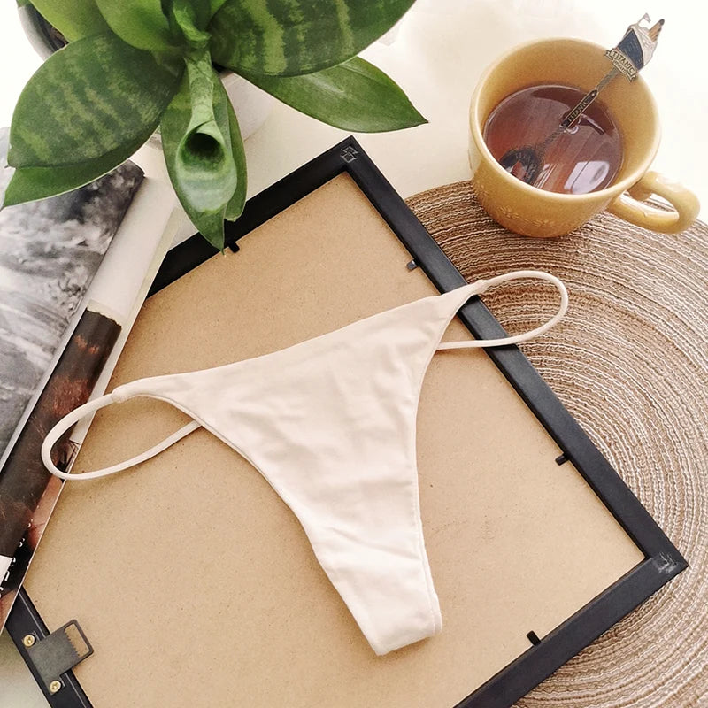 Cotton G String Leopard Women Panties Flower Briefs Thong T-back Underwear Low Waist Seamless Lingerie
