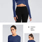 Long Sleeve Midriff Yoga Tops Sports Fitness Crop Top Gym Shirts Slim Fit Running Tank Tops Criss Cross Top The Clothing Company Sydney