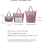 Travel Bag Women Shoulder Bag Casual Handbag Double Zipper Expansion Bag Large Bag Fashion Luggage Bag