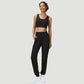 Two Piece Workout Yoga Suit Women Solid Color Breathable Running Sportswear SBra Joggers Pants Athletic Wear Gym Clothes The Clothing Company Sydney