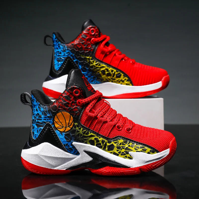 Kids Children's Sports Boys Girls Running Casual Outdoor Breathable Mesh Wear-Resistant Sneakers Basketball shoes. The Clothing Company Sydney
