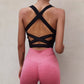 Seamless Sports Bra Yoga Fitness Top Sports Running Underwear Push-Up Bra Sportswear Bralette The Clothing Company Sydney